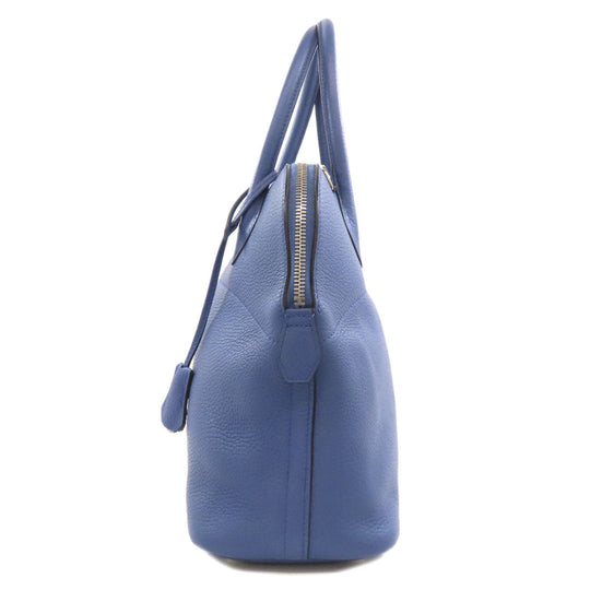 HERMES Handbag Taurillon Clemence blue Bolide 31 SilverMetal Women Used Authentic