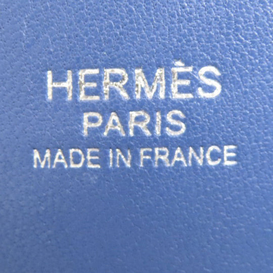 HERMES Handbag Taurillon Clemence blue Bolide 31 SilverMetal Women Used Authentic