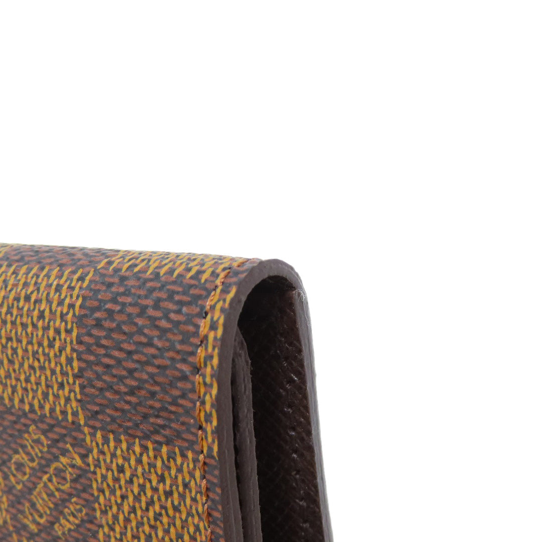 LOUIS VUITTON Key case Key holder  N62631 Damier canvas Brown Multicles4 Women(Unisex) Used Authentic