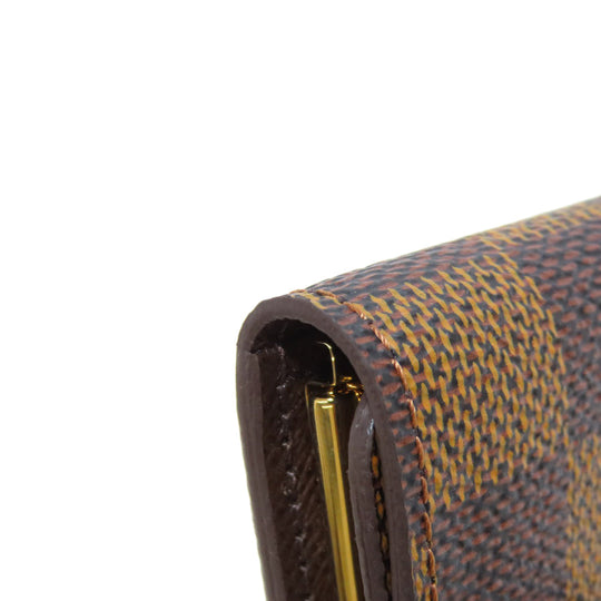 LOUIS VUITTON Key case Key holder  N62631 Damier canvas Brown Multicles4 Women(Unisex) Used Authentic