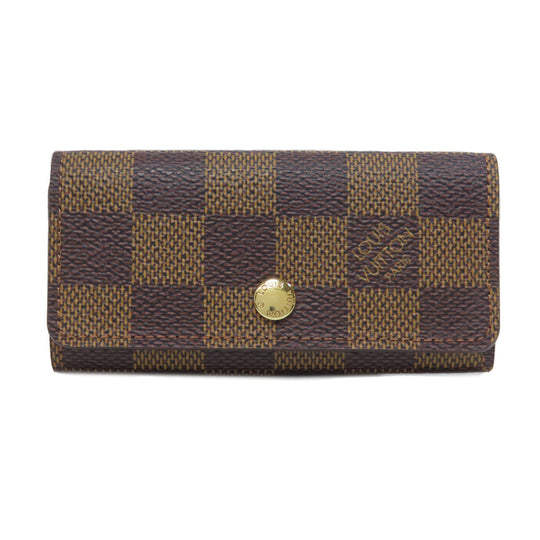 LOUIS VUITTON Key case Key holder  N62631 Damier canvas Brown Multicles4 Women(Unisex) Used Authentic