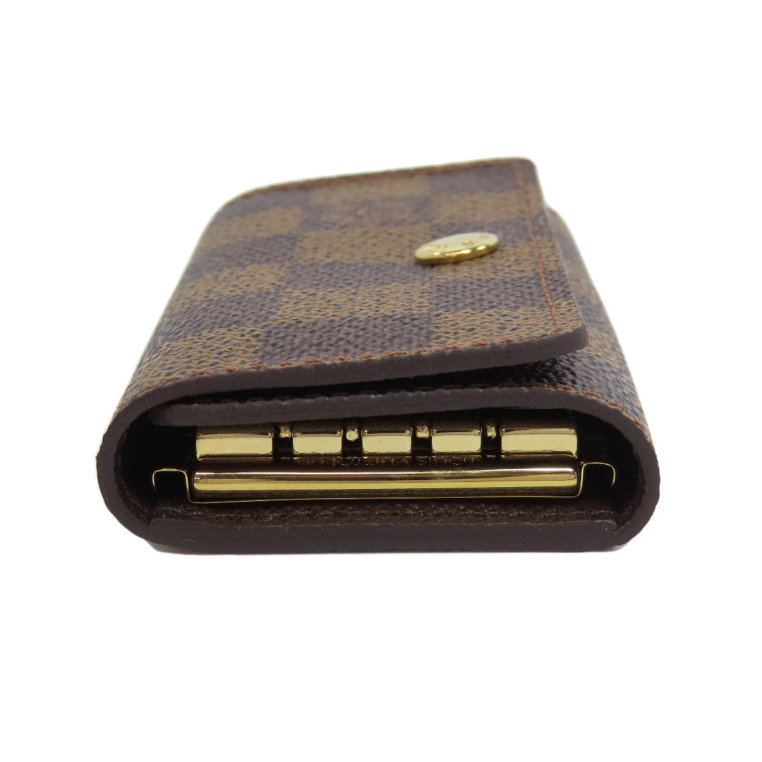 LOUIS VUITTON Key case Key holder  N62631 Damier canvas Brown Multicles4 Women(Unisex) Used Authentic