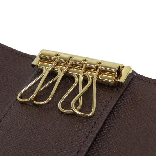 LOUIS VUITTON Key case Key holder  N62631 Damier canvas Brown Multicles4 Women(Unisex) Used Authentic