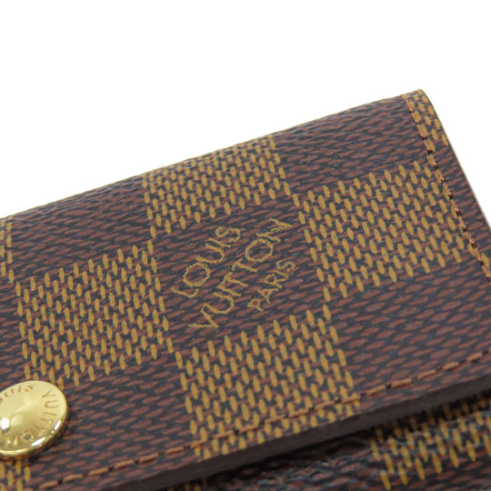 LOUIS VUITTON Key case Key holder  N62631 Damier canvas Brown Multicles4 Women(Unisex) Used Authentic