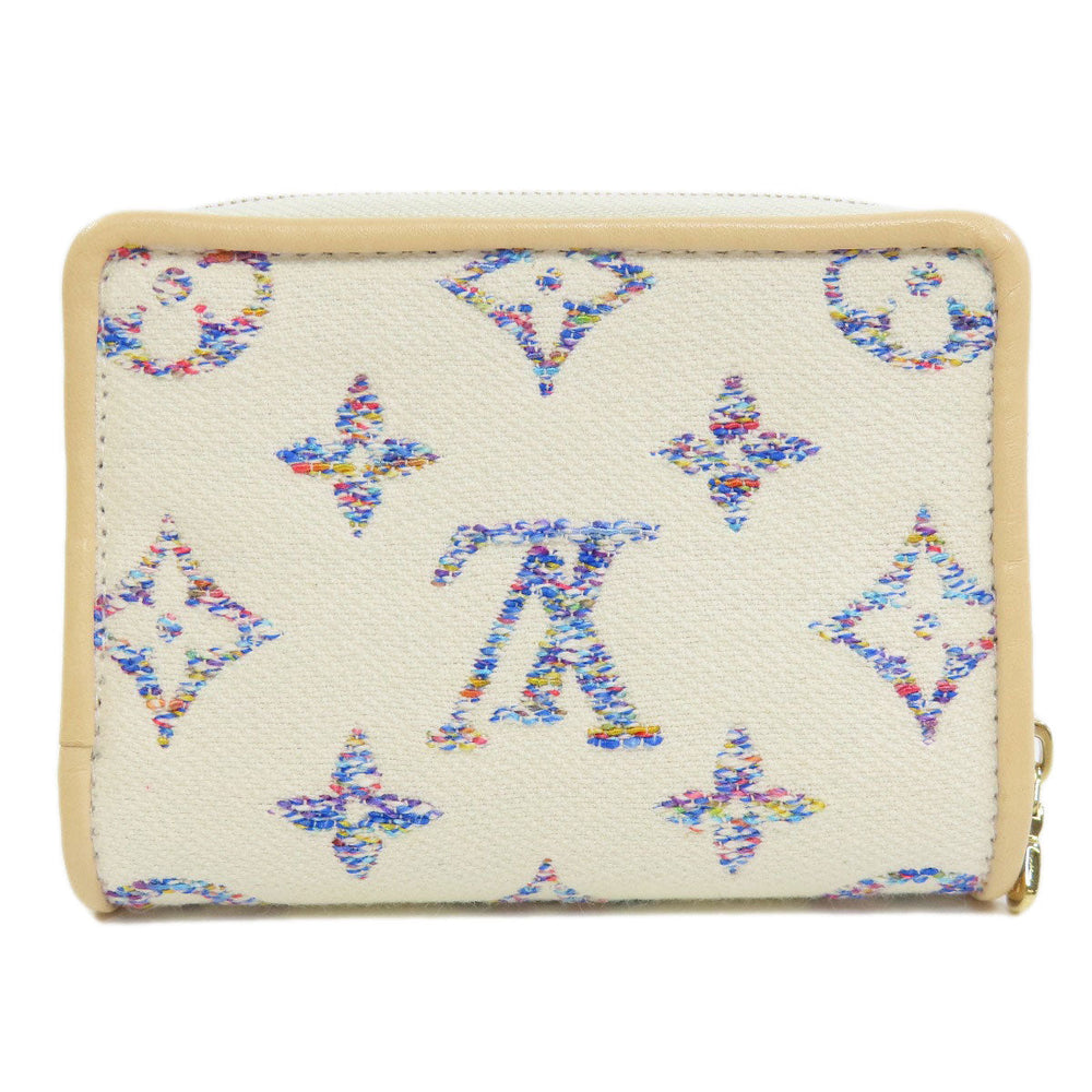 LOUIS VUITTON Bifold Wallet M83500 Monogram Jaguar white Portefeuille Lou Women Used Authentic
