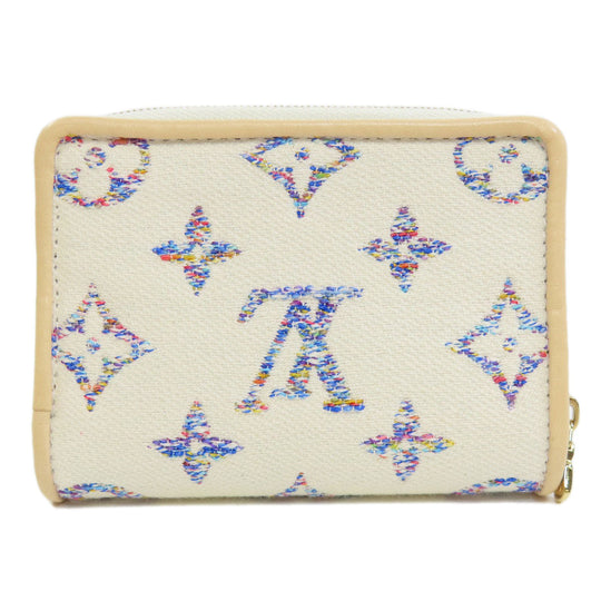 LOUIS VUITTON Bifold Wallet M83500 Monogram Jaguar white Portefeuille Lou Women Used Authentic
