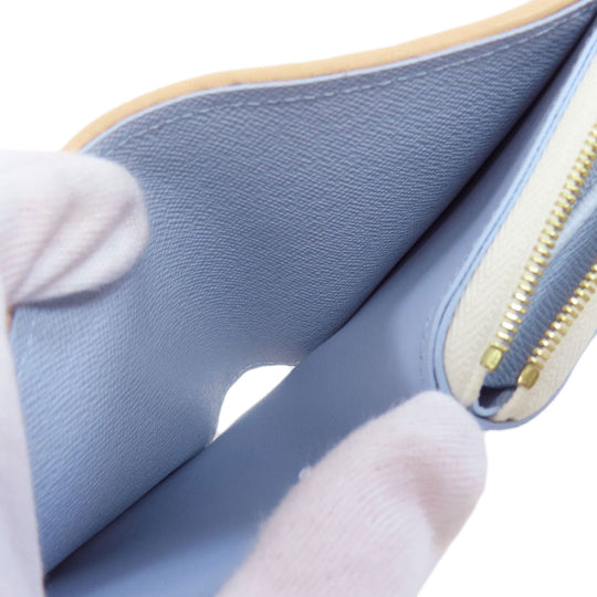 LOUIS VUITTON Bifold Wallet M83500 Monogram Jaguar white Portefeuille Lou Women Used Authentic