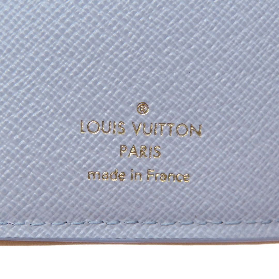 LOUIS VUITTON Bifold Wallet M83500 Monogram Jaguar white Portefeuille Lou Women Used Authentic