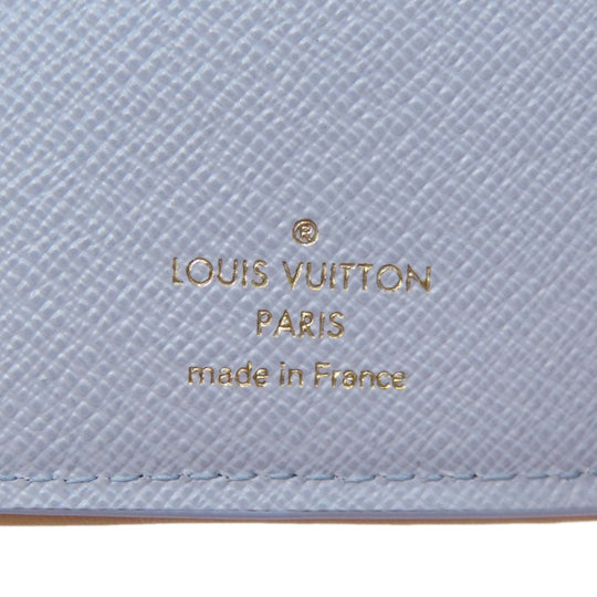 LOUIS VUITTON Bifold Wallet M83500 Monogram Jaguar white Portefeuille Lou Women Used Authentic