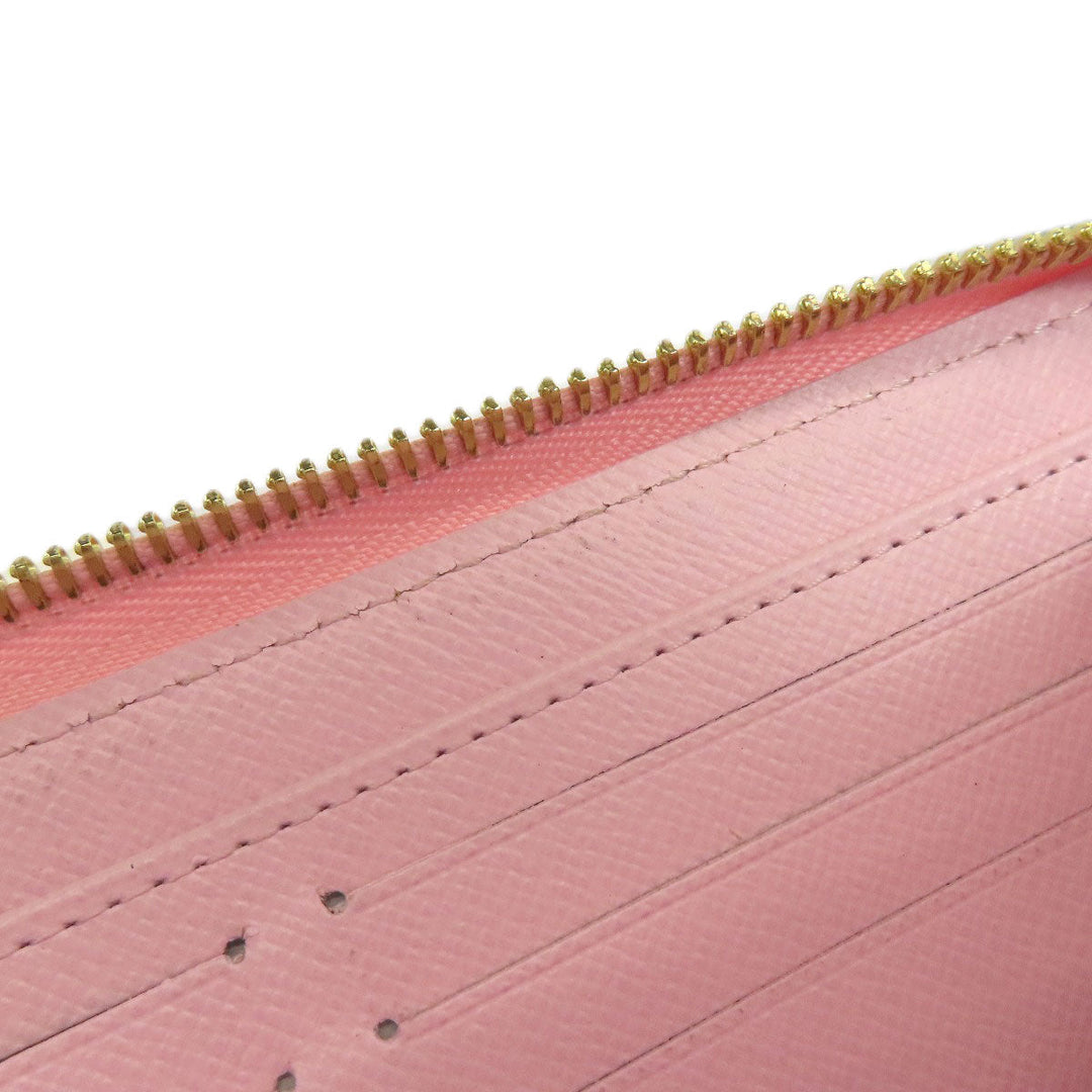 LOUIS VUITTON Long Wallet Purse M80361 Monogram canvas pink Zippy Wallet by the Pool Women Used Authentic