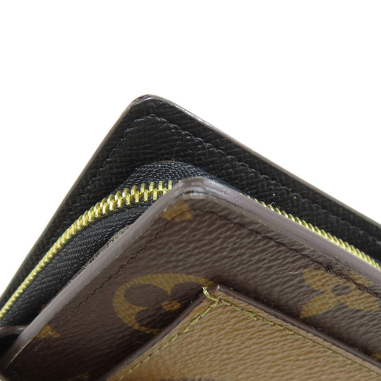 LOUIS VUITTON Bifold Wallet M69432 Monogram reverse Brown Portefeuille Juliet Women Used Authentic