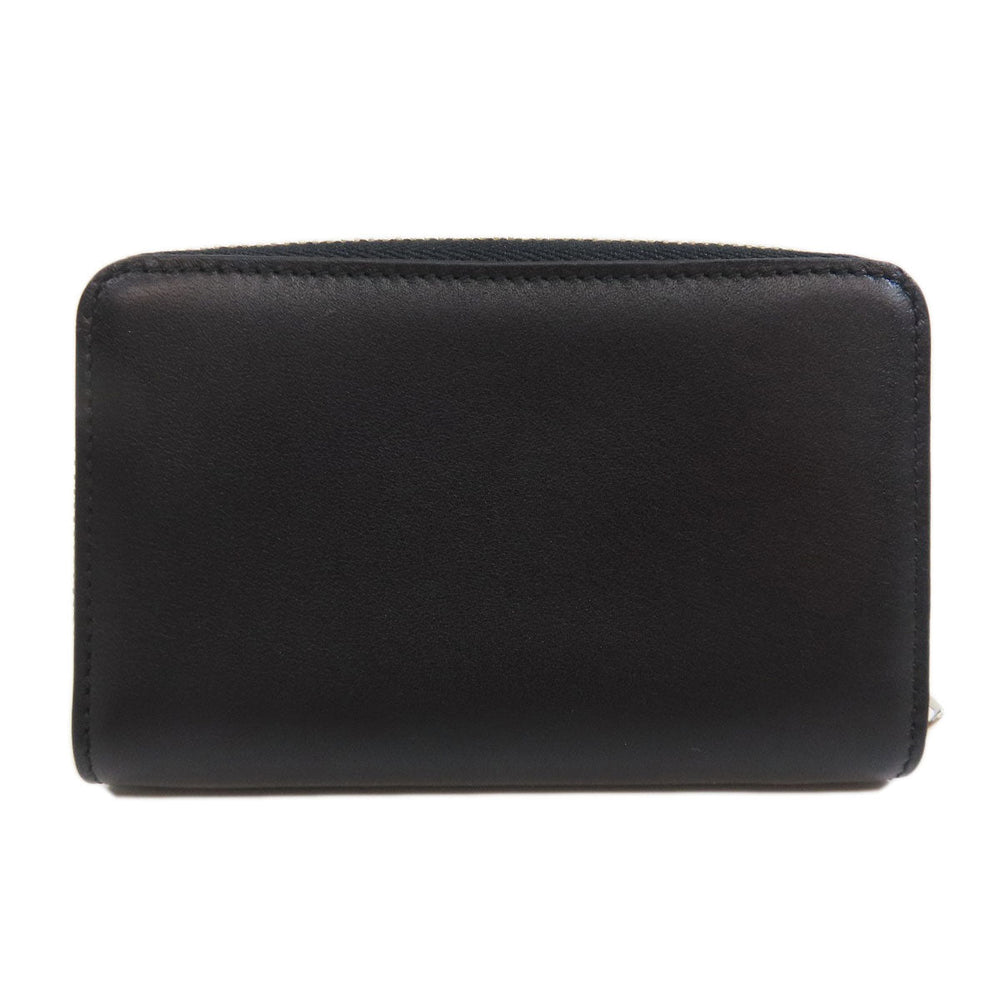 LOEWE Coin case leather black anagram Women(Unisex) Used Authentic
