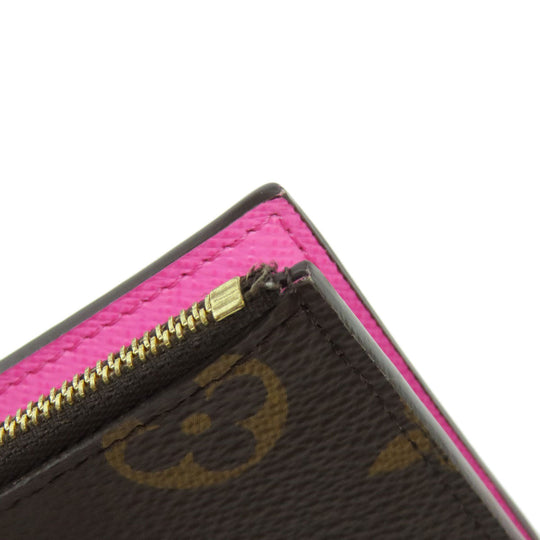 LOUIS VUITTON Bifold Wallet M82383 Monogram canvas Brown Portefeuille Lisa
