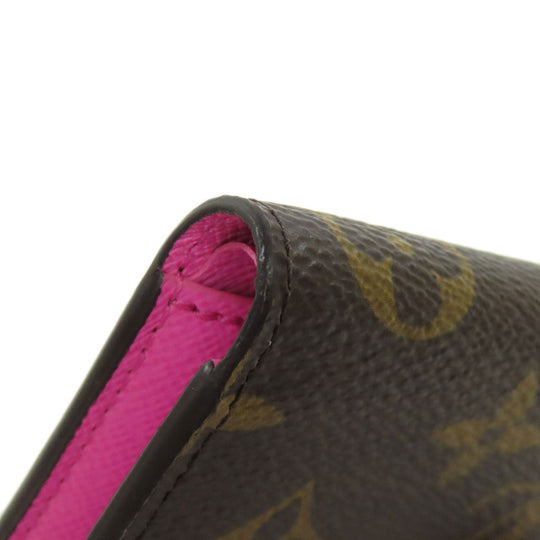 LOUIS VUITTON Bifold Wallet M82383 Monogram canvas Brown Portefeuille Lisa