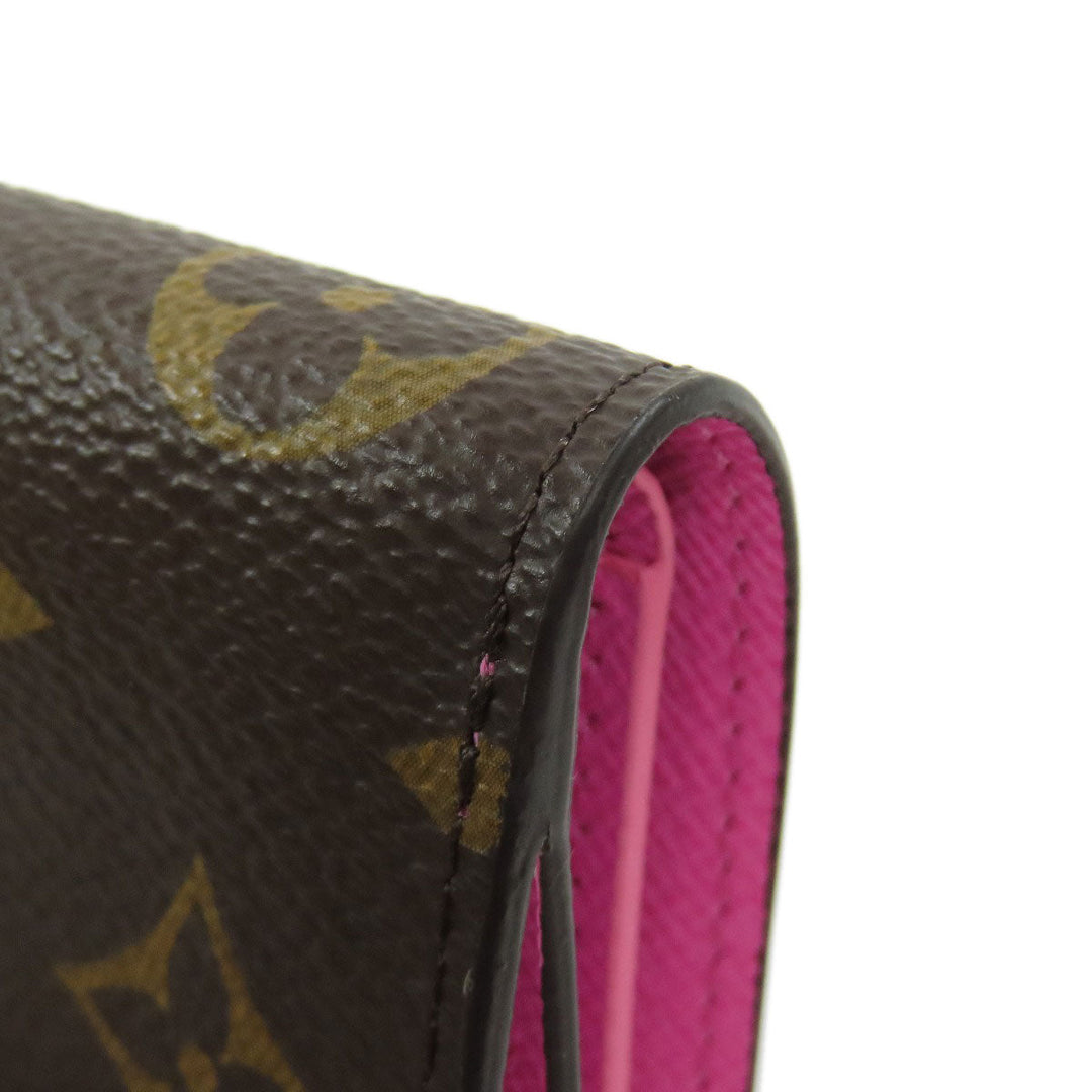 LOUIS VUITTON Bifold Wallet M82383 Monogram canvas Brown Portefeuille Lisa