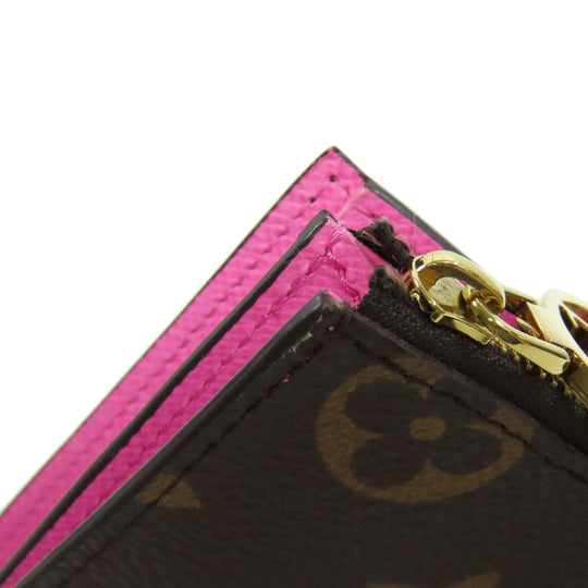 LOUIS VUITTON Bifold Wallet M82383 Monogram canvas Brown Portefeuille Lisa