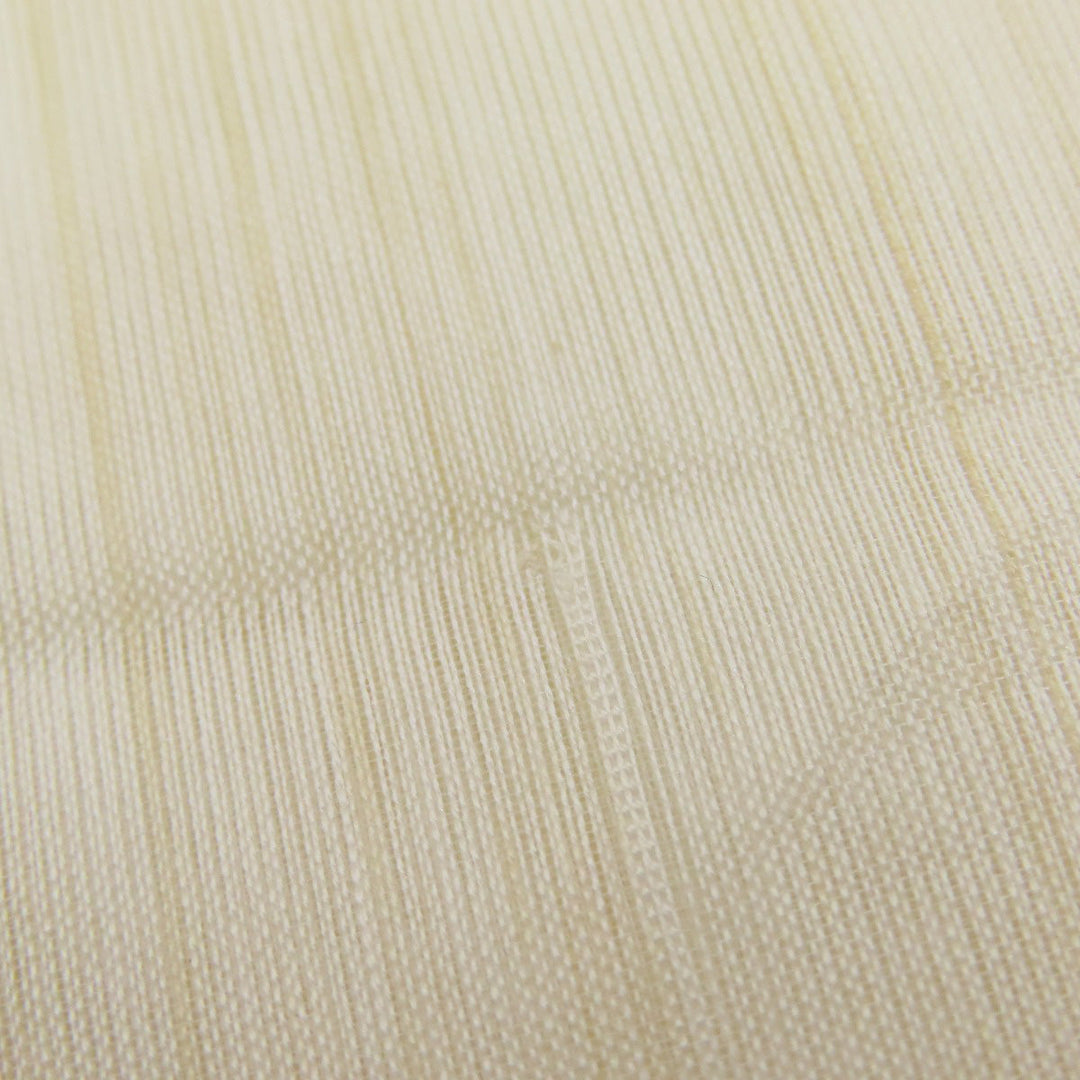 HERMES Stall Silk, Cotton white Carriage Pattern Women Used Authentic