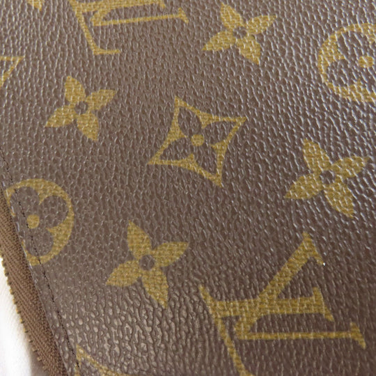 LOUIS VUITTON Long Wallet Purse M62581 Monogram canvas Brown Zippy Organizer Women Used Authentic