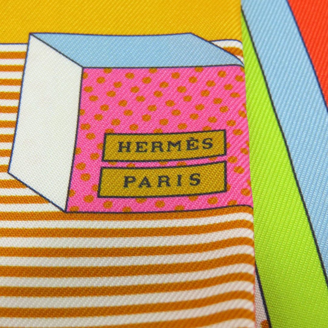 HERMES scarf silk multicolor Twilly Women Used Authentic