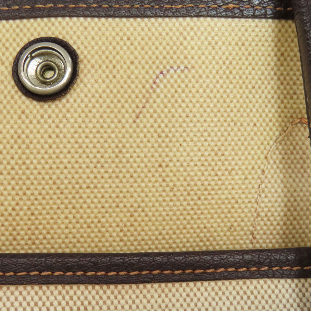 HERMES Tote Bag Tower ash beige Garden Party PM SilverMetal
