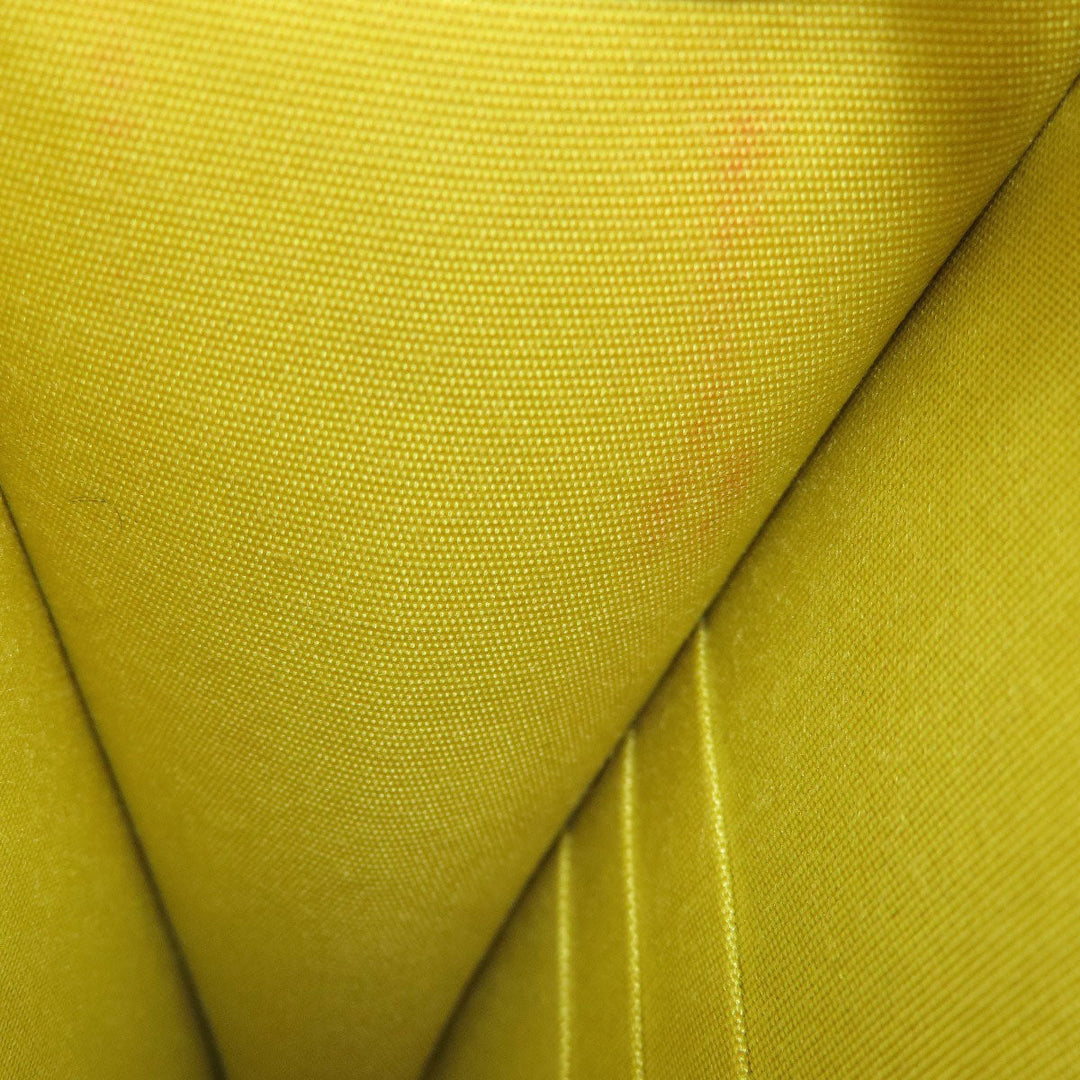 CHANEL Shoulder Bag lambskin yellow ChainShoulder Silver Metal Gold Metal