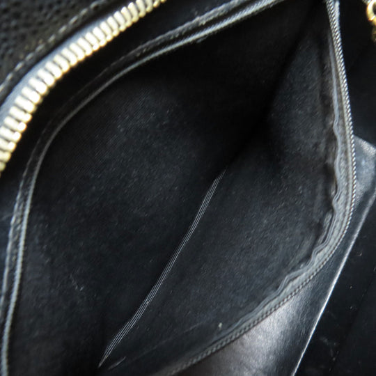 CHANEL Tote Bag Grained Calfskin Skin black Replica Tote Gold Metal