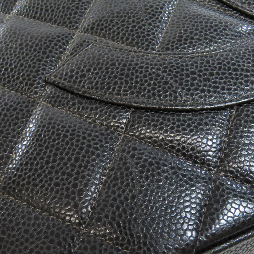 CHANEL Tote Bag Grained Calfskin Skin black Replica Tote Gold Metal