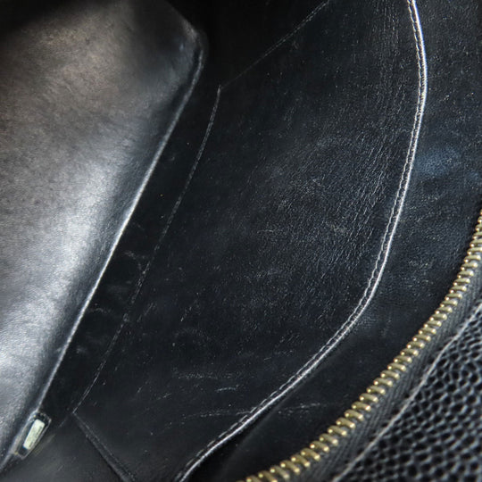 CHANEL Tote Bag Grained Calfskin Skin black Replica Tote Gold Metal