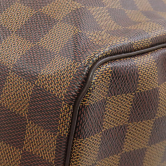 LOUIS VUITTON Boston Duffel bag N41363 Damier canvas Brown Speedy 35 Women Used Authentic