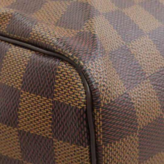 LOUIS VUITTON Boston Duffel bag N41363 Damier canvas Brown Speedy 35 Women Used Authentic