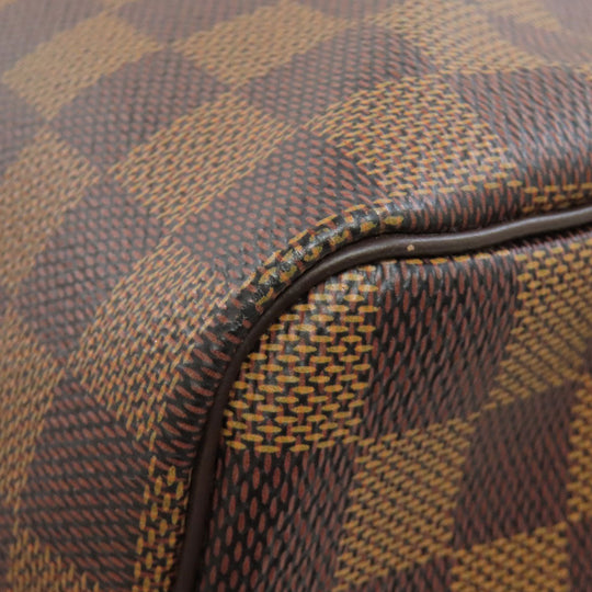 LOUIS VUITTON Boston Duffel bag N41363 Damier canvas Brown Speedy 35 Women Used Authentic