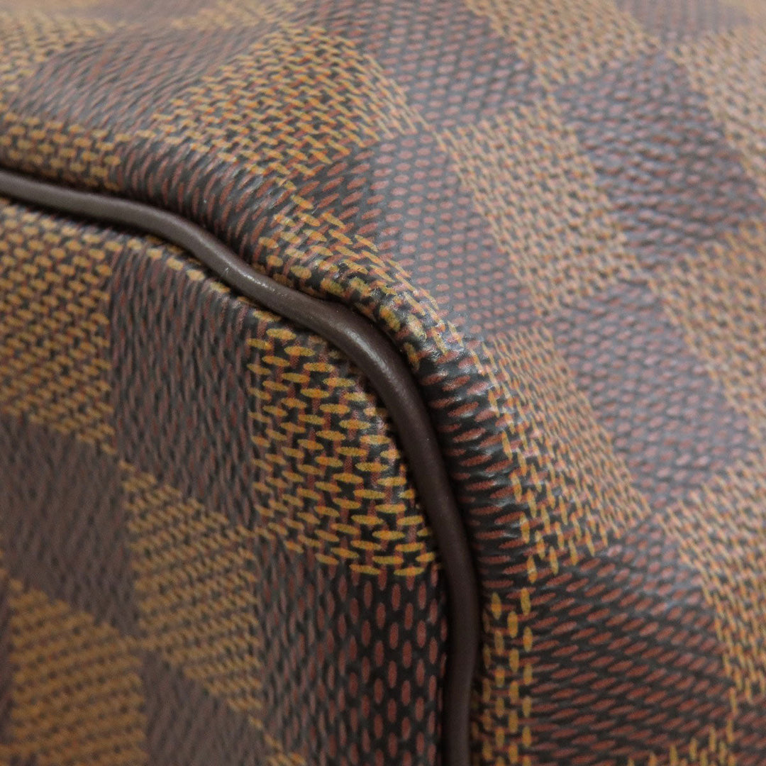 LOUIS VUITTON Boston Duffel bag N41363 Damier canvas Brown Speedy 35 Women Used Authentic