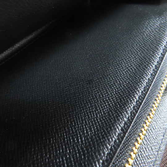 LOUIS VUITTON Long Wallet Purse M69353 Giant monogram canvas Brown Zippy wallet Women Used Authentic