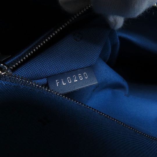 LOUIS VUITTON Tote Bag M45120 Monogram canvas blue On the Go GM Escale Women Used Authentic