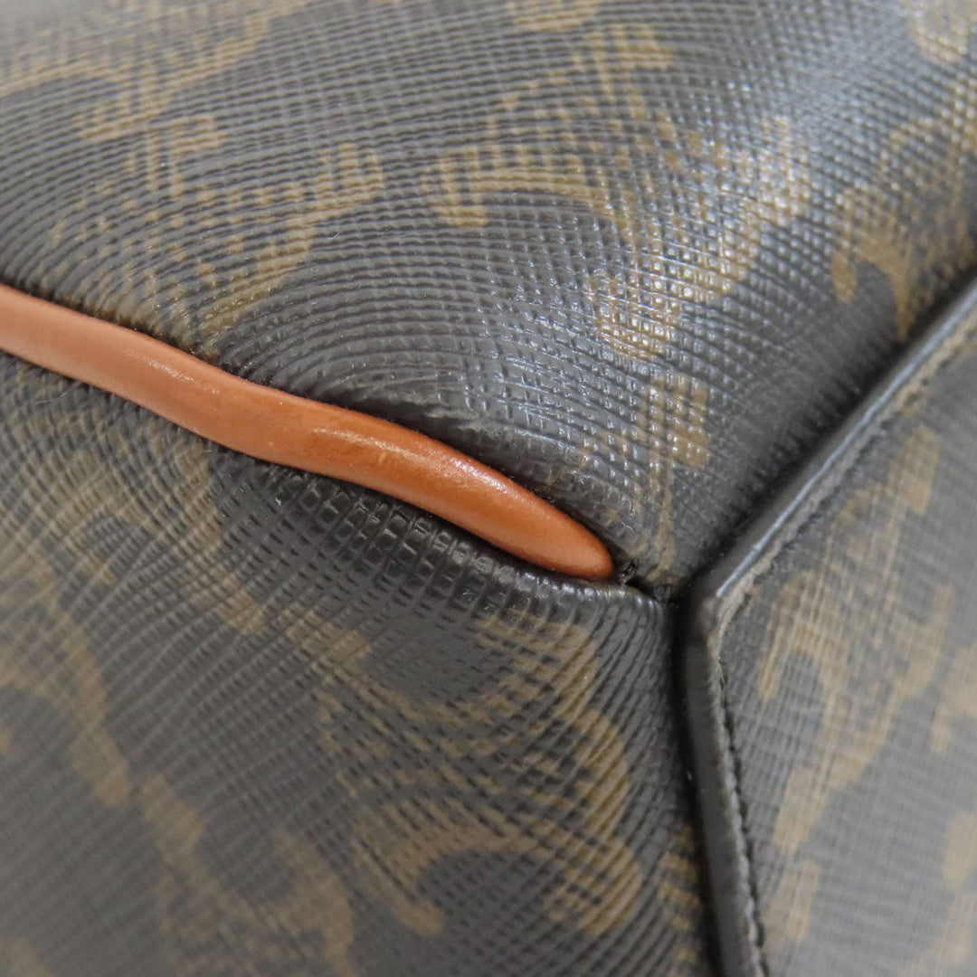 CELINE Handbag PVC Brown Triomphe