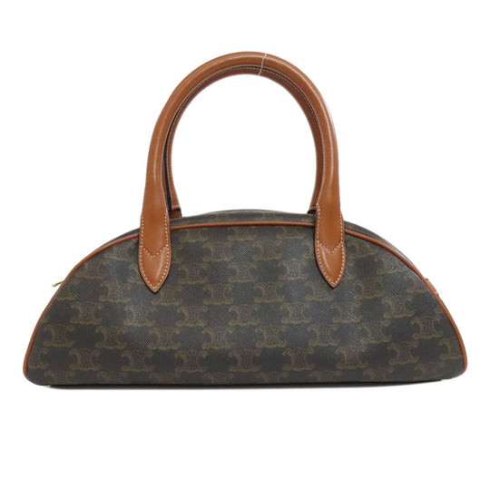 CELINE Handbag PVC Brown Triomphe