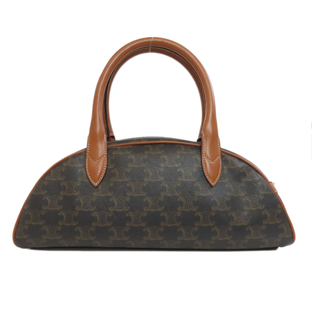 CELINE Handbag PVC Brown Triomphe