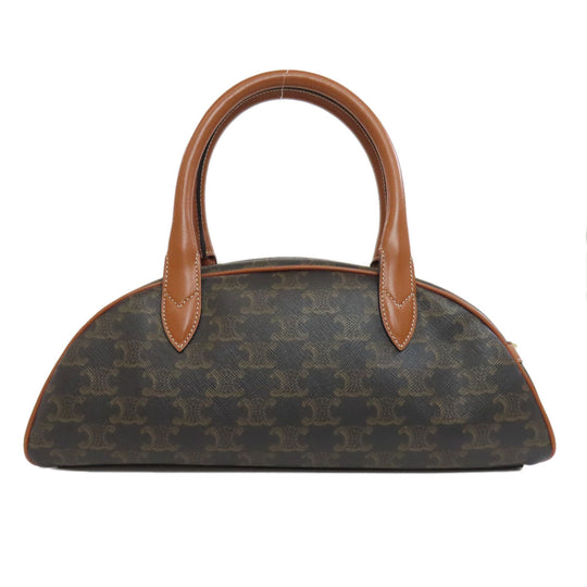 CELINE Handbag PVC Brown Triomphe