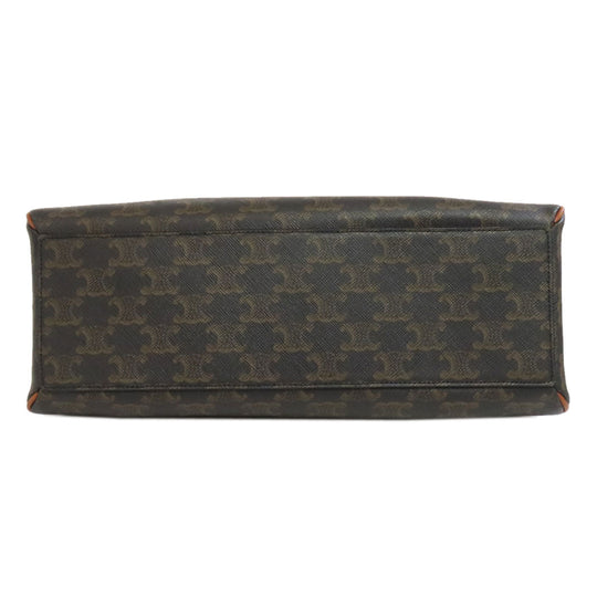 CELINE Handbag PVC Brown Triomphe