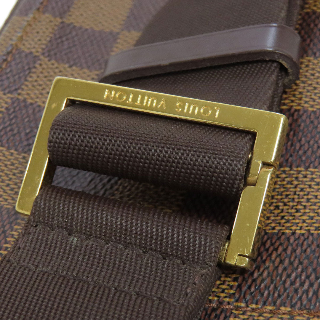 LOUIS VUITTON Sling bag N51994 Damier canvas Brown Geronimos Women Used Authentic