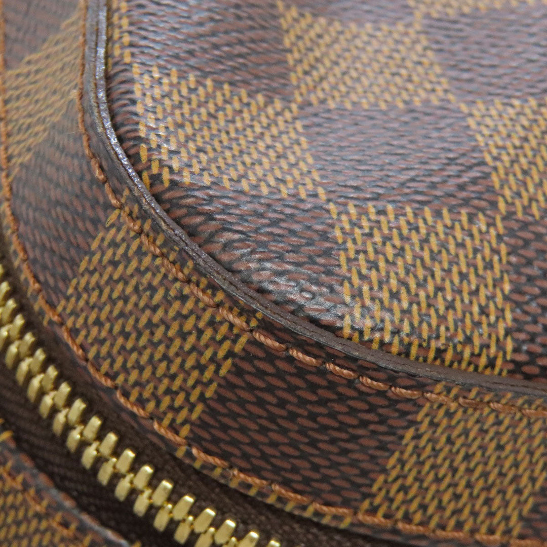 LOUIS VUITTON Sling bag N51994 Damier canvas Brown Geronimos Women Used Authentic