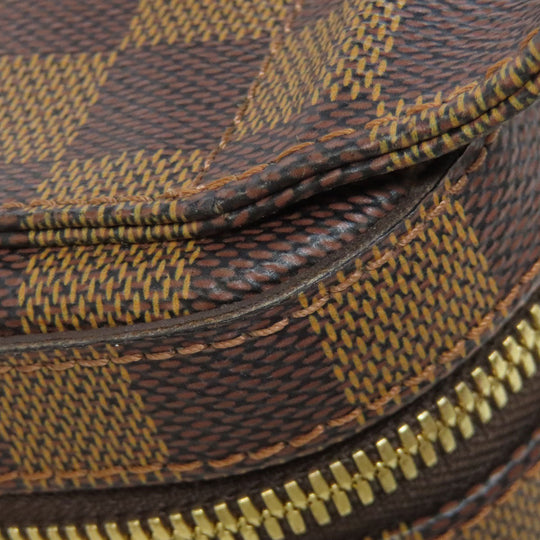 LOUIS VUITTON Sling bag N51994 Damier canvas Brown Geronimos Women Used Authentic