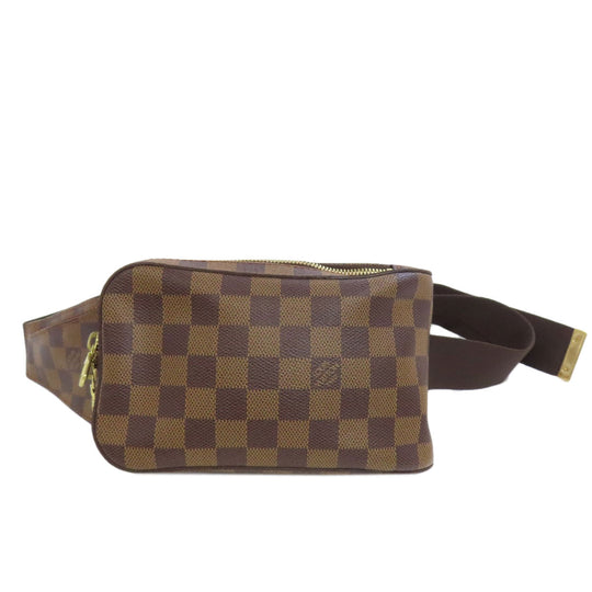 LOUIS VUITTON Sling bag N51994 Damier canvas Brown Geronimos Women Used Authentic