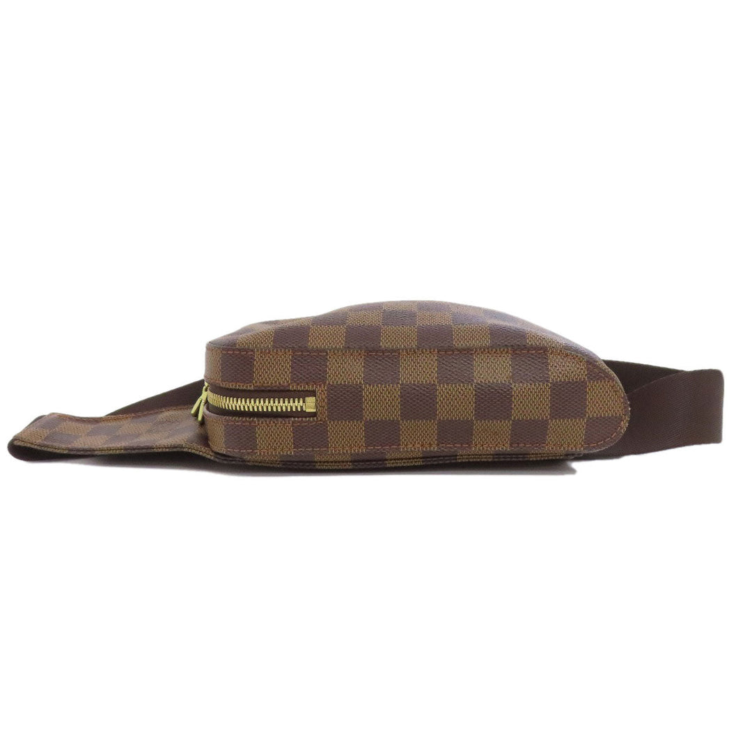 LOUIS VUITTON Sling bag N51994 Damier canvas Brown Geronimos Women Used Authentic