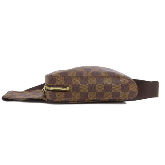 LOUIS VUITTON Sling bag N51994 Damier canvas Brown Geronimos Women Used Authentic