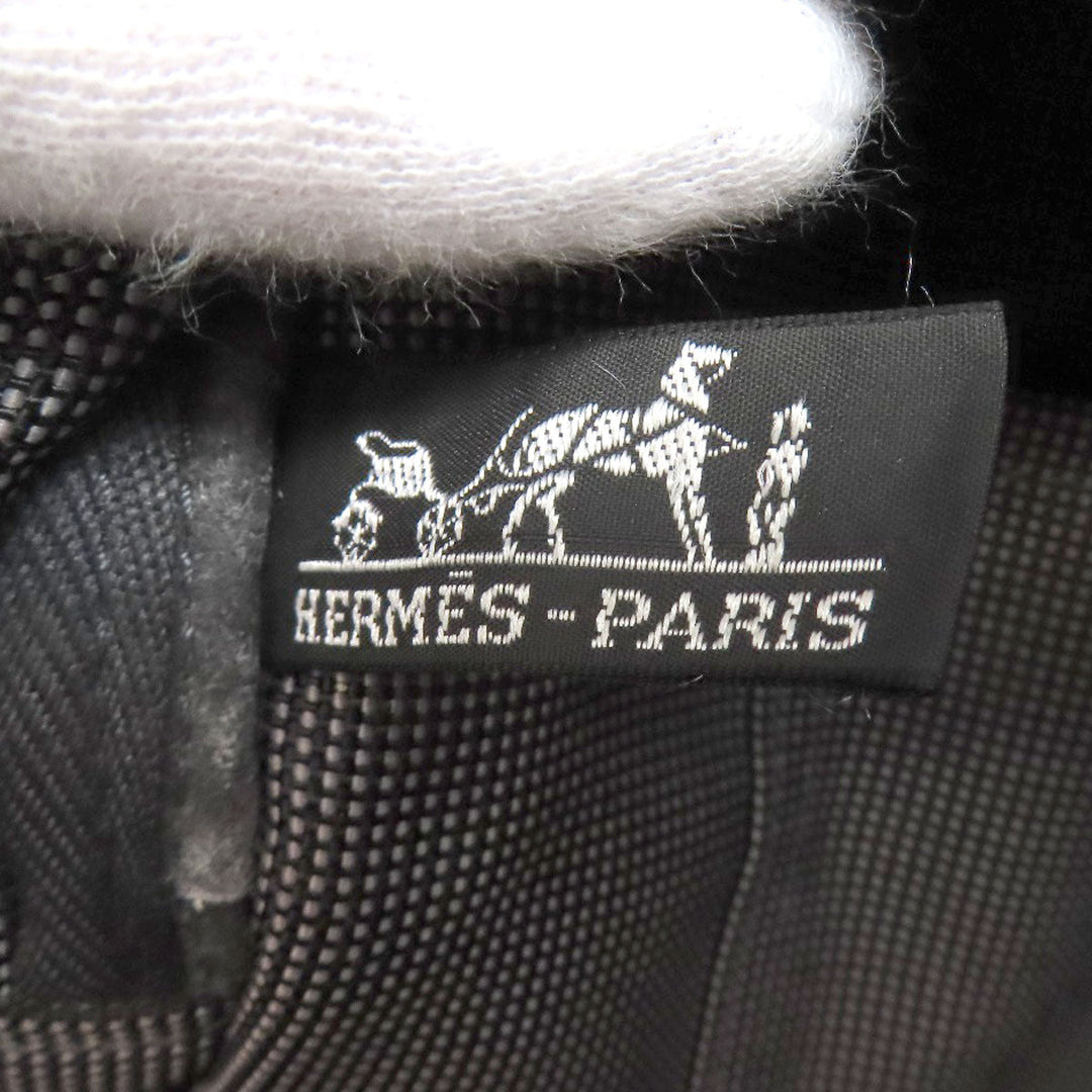 HERMES Handbag canvas gray Her LineGM