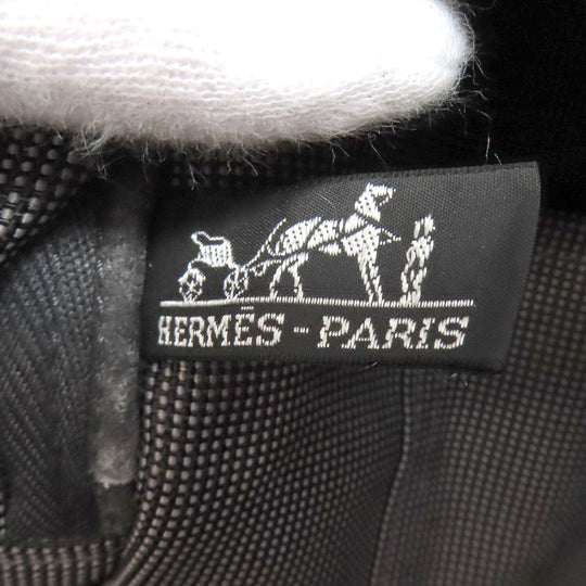 HERMES Handbag canvas gray Her LineGM