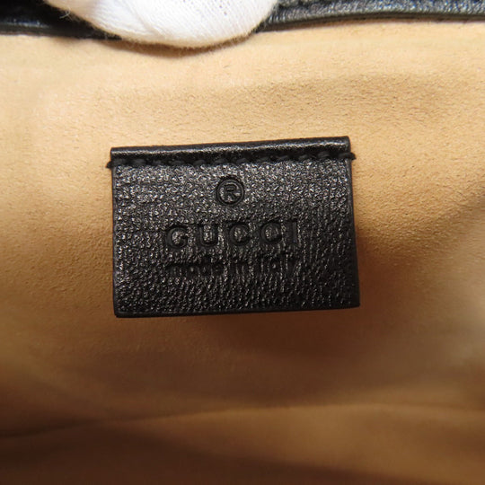 GUCCI Shoulder Bag 658487 PVC Brown GG Supreme 2WAY Women Used Authentic