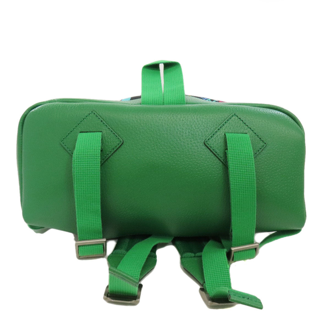 GUCCI Backpack 650288 Nylon green The north face collaboration Women Used Authentic