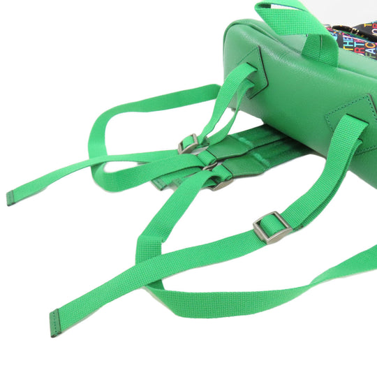 GUCCI Backpack 650288 Nylon green The north face collaboration Women Used Authentic